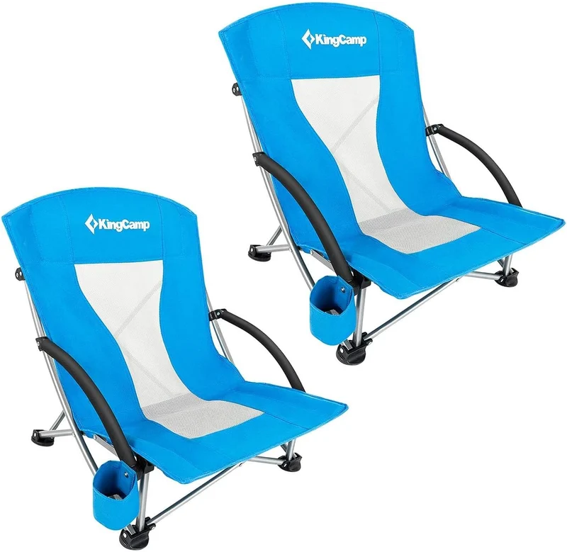 KingCamp Low Back Beach Lightweight Folding Beach Chair