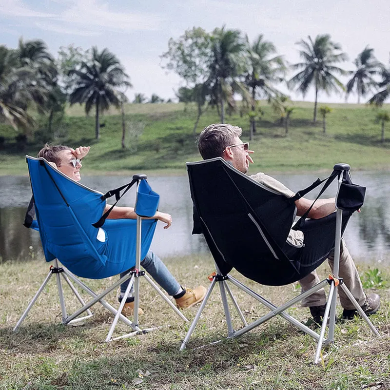 KingCamp Portable Swing Recliner Chair with Pillow ORCHID C10 Hammock Camping Chair