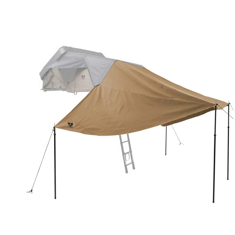 Sonnensegel zu Vickywood Dachzelt Mighty Oak Gen 3.0 160 goldbraun