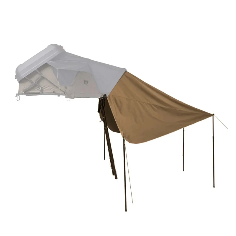 Sonnensegel zu Vickywood Dachzelt Mighty Oak Gen 3.0 160 goldbraun