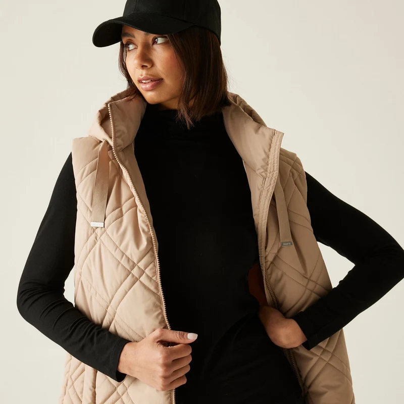 Regatta Rurietta Long Length Women's Bodywarmer - Soft Taupe