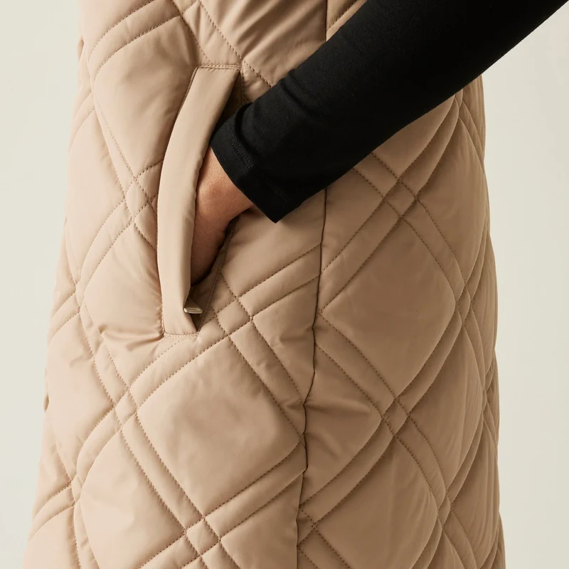 Regatta Rurietta Long Length Women's Bodywarmer - Soft Taupe