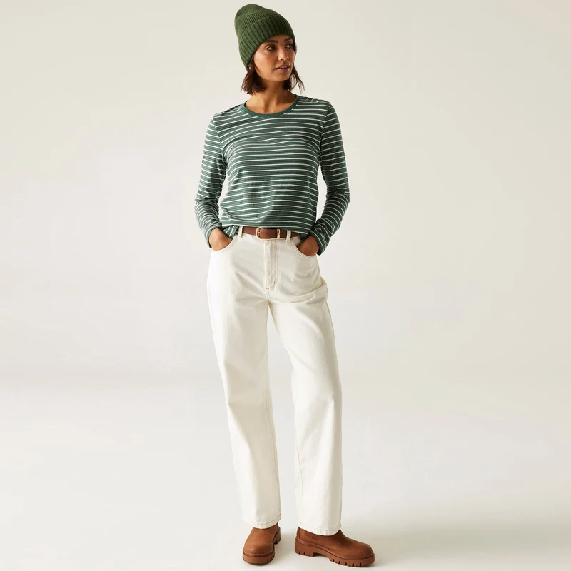 Regatta Frederica Women's Long Sleeved T-Shirt - Spruce Green