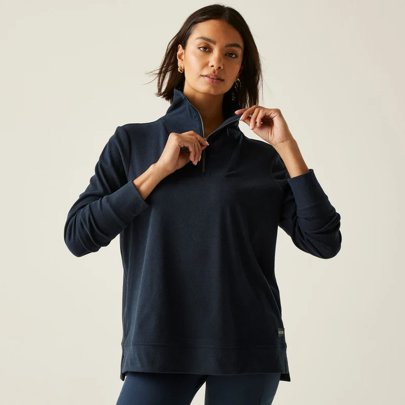Regatta Demmi Women's Half-Zip Fleece - Navy Blue