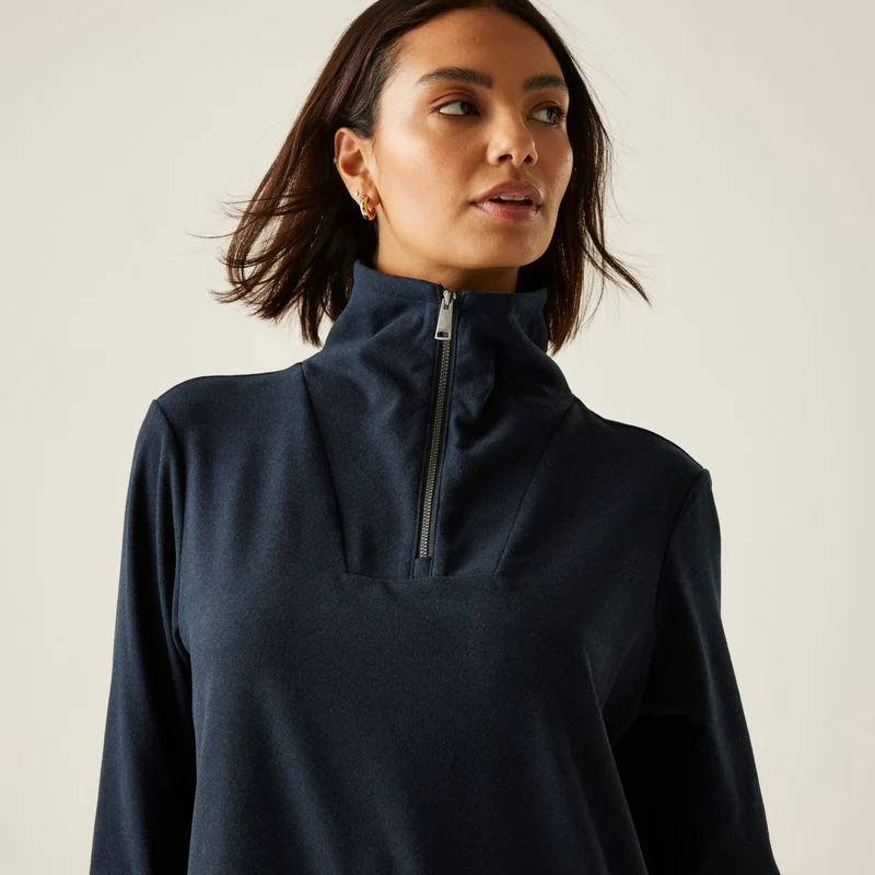 Regatta Demmi Women's Half-Zip Fleece - Navy Blue