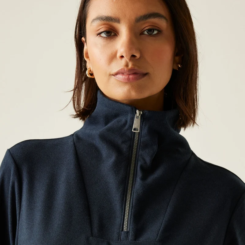 Regatta Demmi Women's Half-Zip Fleece - Navy Blue