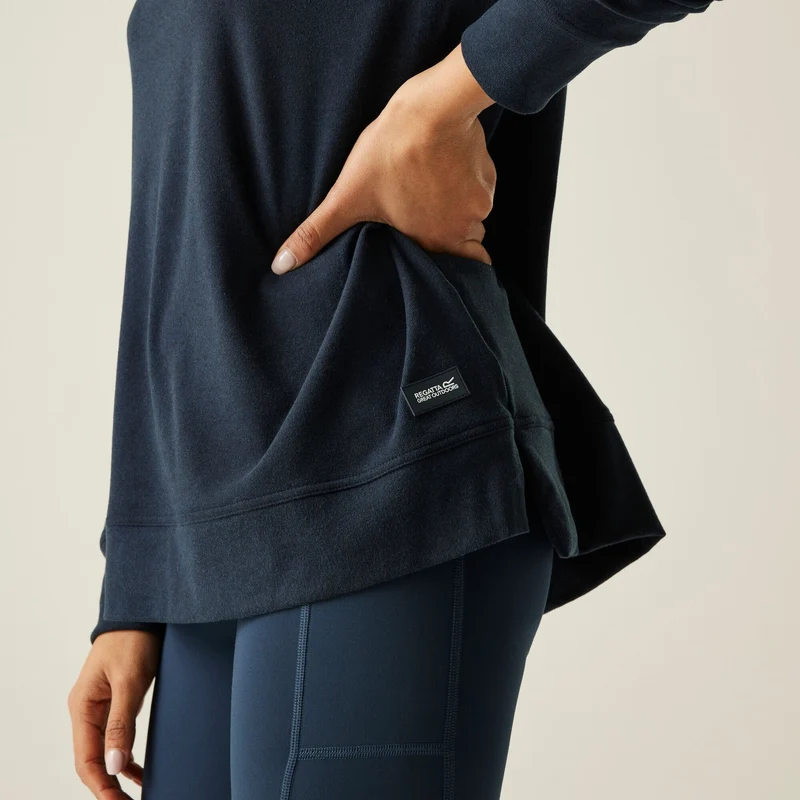 Regatta Demmi Women's Half-Zip Fleece - Navy Blue