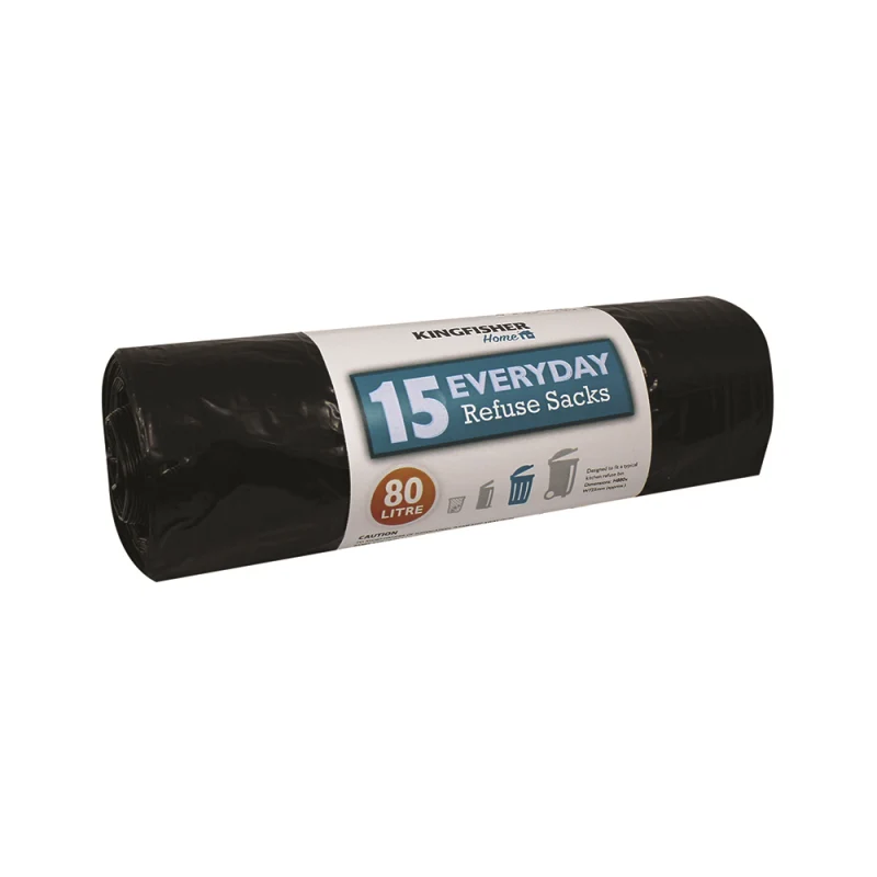 Refuse Bags (Pk 15) Black