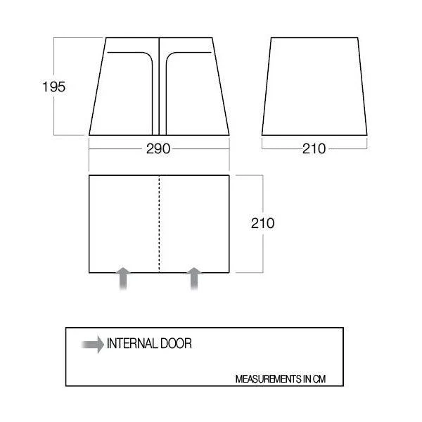 Vango Galli Double Bedroom Inner Tent