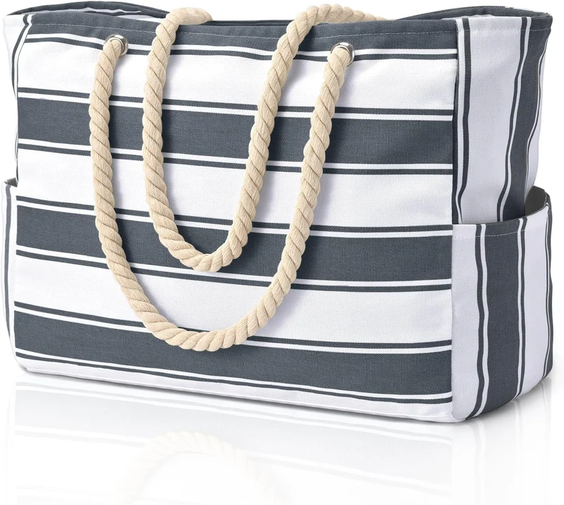Wasserdichte XL Strandtasche – Organisiert an Strand & Wochenende