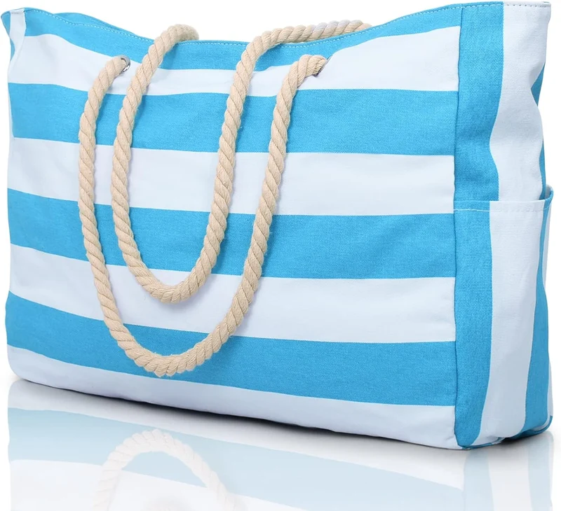 Wasserdichte XL Strandtasche – Organisiert an Strand & Wochenende