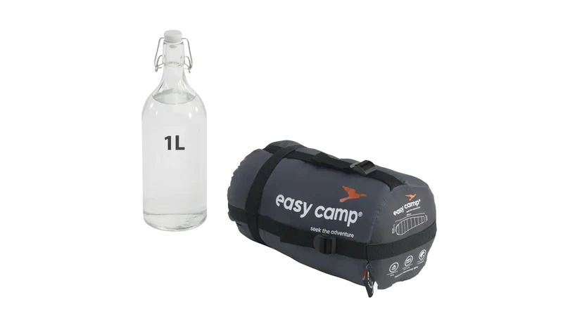 Easy Camp Falcon Mummy Sleeping Bag - Grey