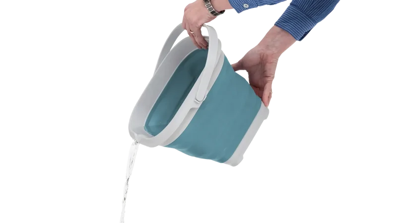 Outwell Collapsible Square Bucket - Classic Blue