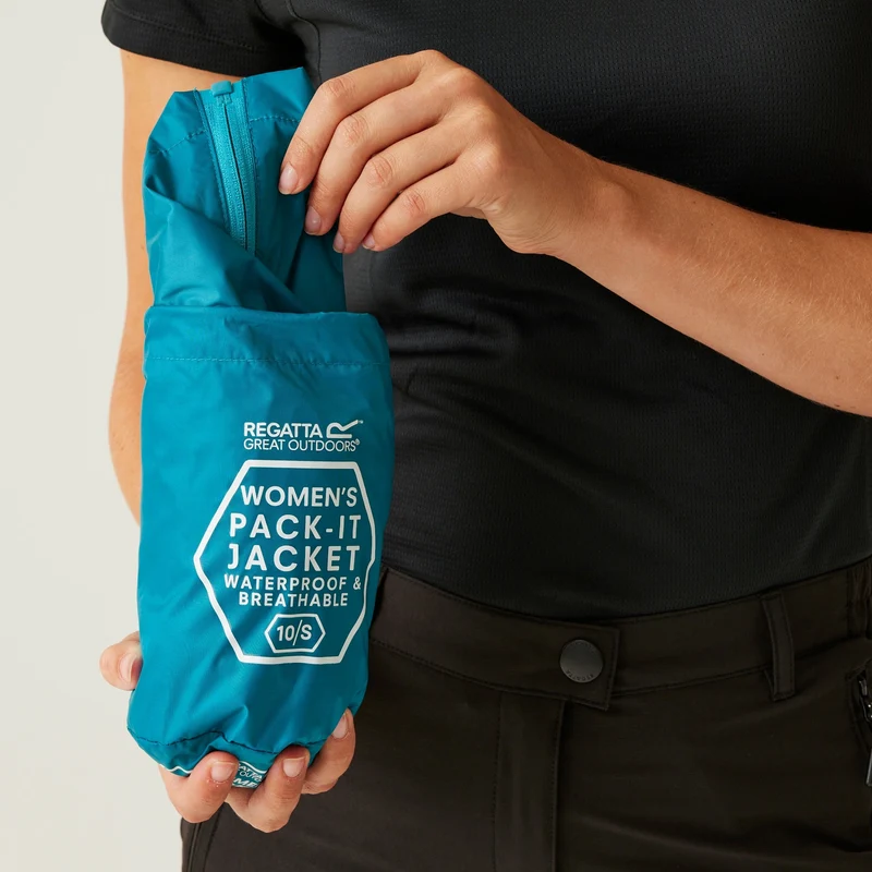 Regatta Women's Pack-It III Waterproof Jacket - Exotic Plume