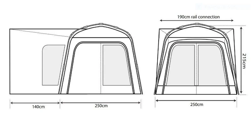 Outdoor Revolution Quick Pitch Tailgate Drive Away Awning