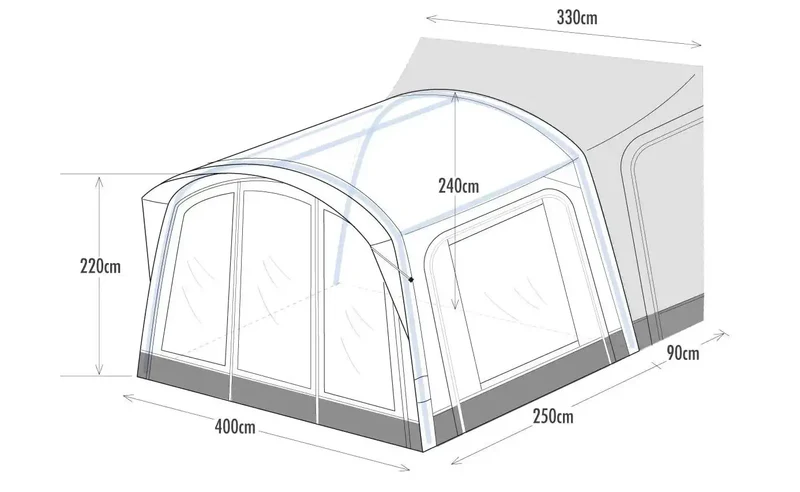 Westfield Neptune 2.0 Driveaway Motorhome Air Awning