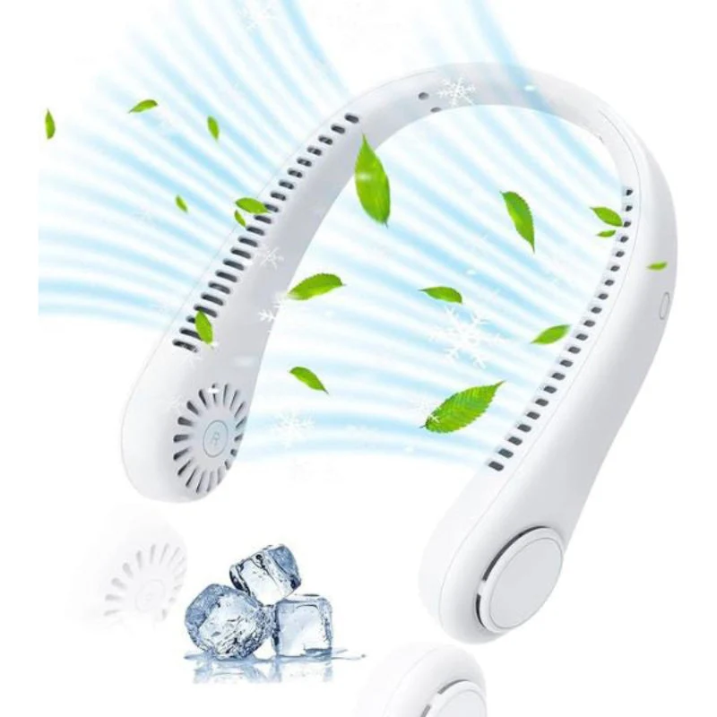 Unisex tragbarer blattloser Nackenventilator mit 360° Luftstrom