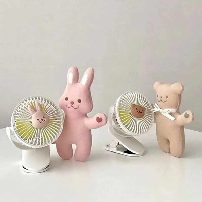 Unisex Tragbarer Clip-On Ventilator – Wiederaufladbar für Frische Unterwegs