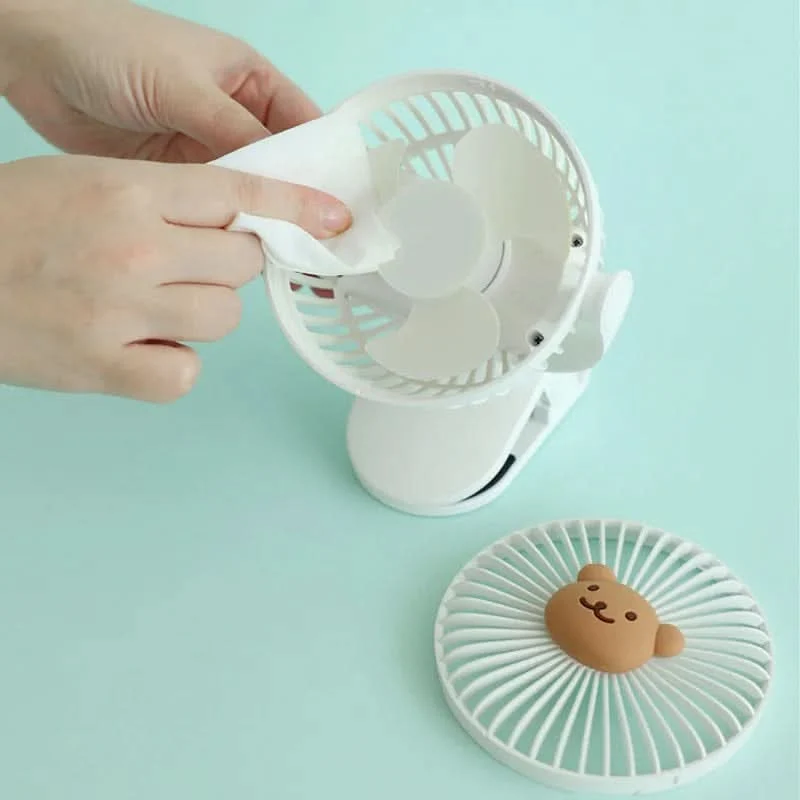 Unisex Tragbarer Clip-On Ventilator – Wiederaufladbar für Frische Unterwegs