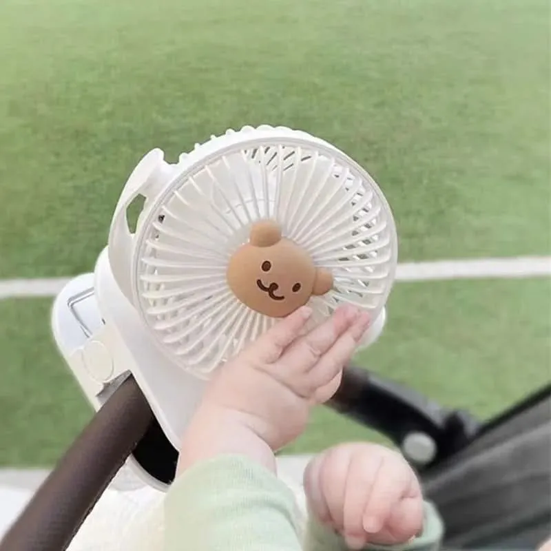 Unisex Tragbarer Clip-On Ventilator – Wiederaufladbar für Frische Unterwegs