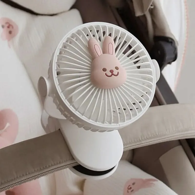 Unisex Tragbarer Clip-On Ventilator – Wiederaufladbar für Frische Unterwegs