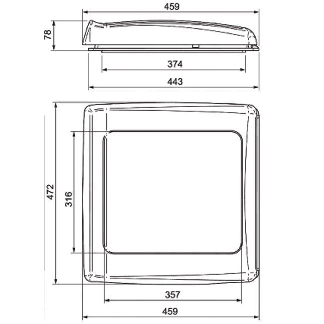 Rooflight - Mini Heki S