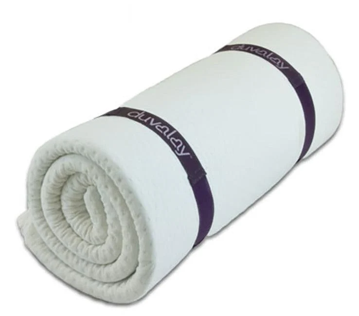 Duvalay Compact Travel Topper Gold Memory Foam Mattress 2.5cm