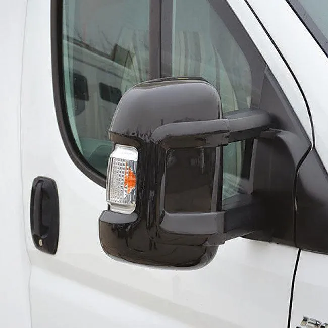 Milenco Short Arm Mirror Protectors - Black