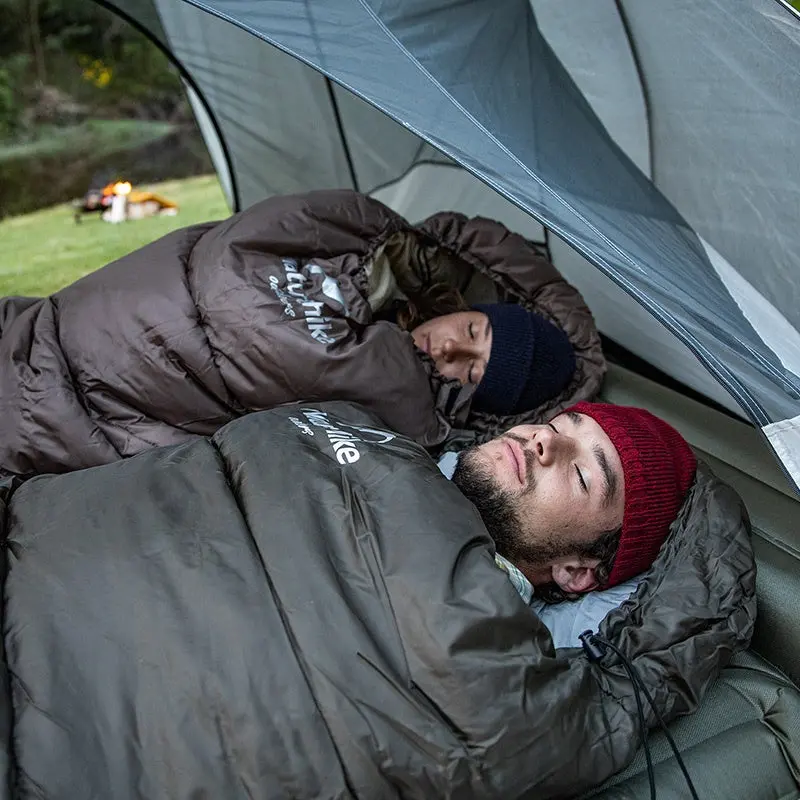 Ultraleichter Outdoor-Schlafsack für kalte Nächte - Grün