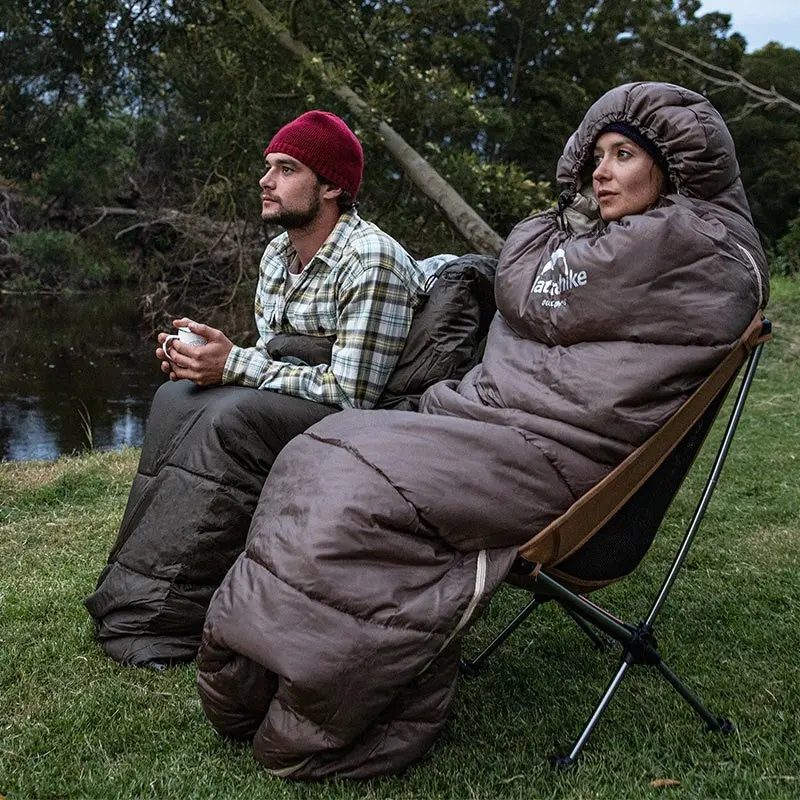 Ultraleichter Outdoor-Schlafsack für kalte Nächte - Grün