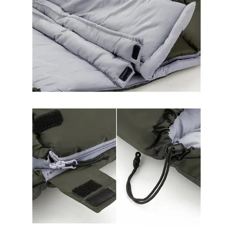 Ultraleichter Outdoor-Schlafsack für kalte Nächte - Grün