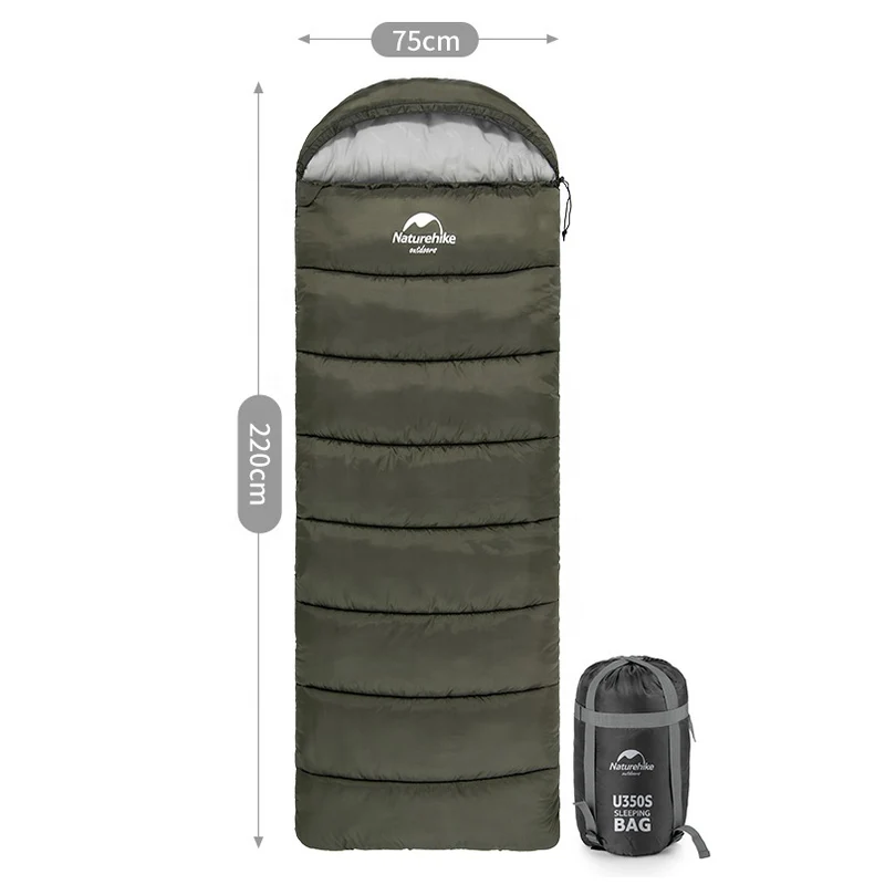 Ultraleichter Outdoor-Schlafsack für kalte Nächte - Grün