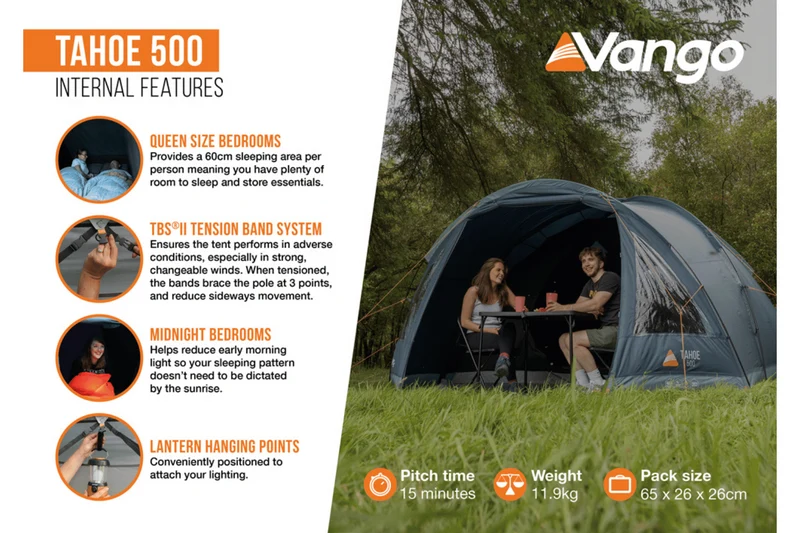 Vango Tahoe 500 5-Person Tent