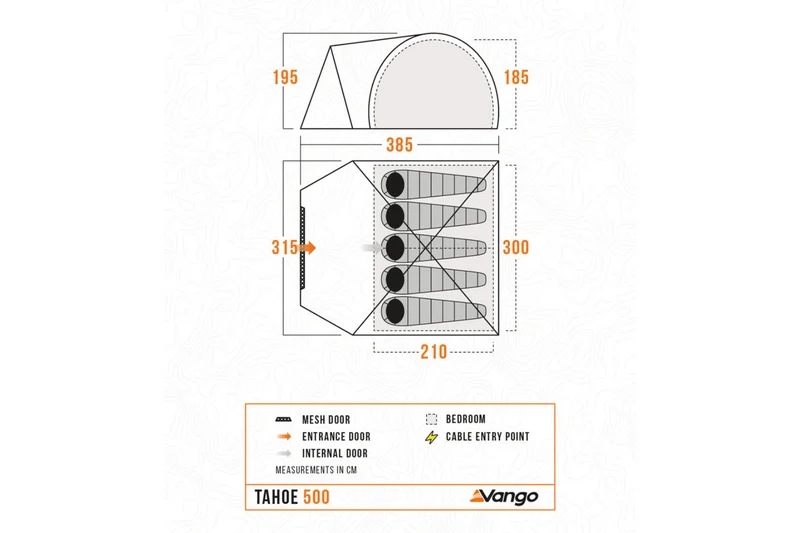 Vango Tahoe 500 5-Person Tent