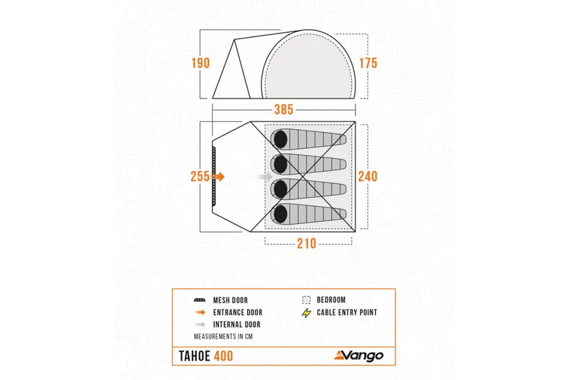 Vango Tahoe 400 4-Person Tent