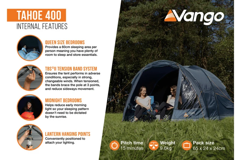Vango Tahoe 400 4-Person Tent