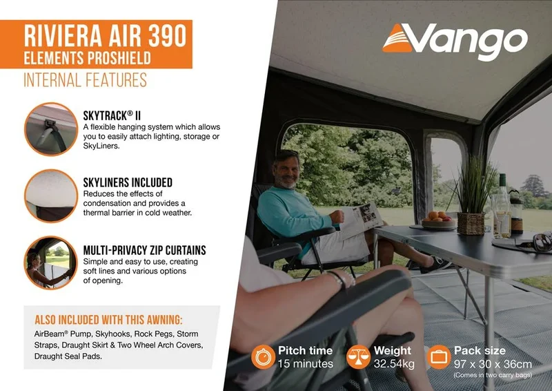 Vango Riviera Air 390 Elements Proshield Awning