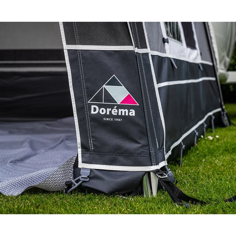Dorema Diamond XL300 Deluxe Caravan Awning - Charcoal/Grey