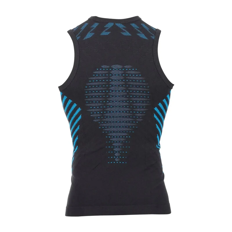 Unterhemd Running Ultra1 Sleeveless Männer schwarz blau