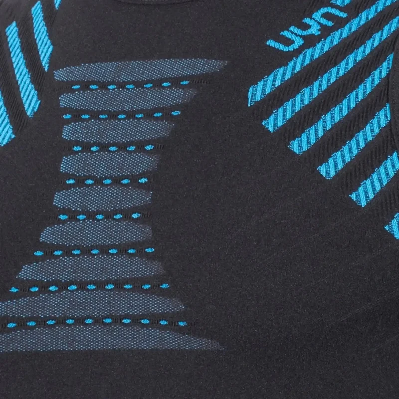 Unterhemd Running Ultra1 Sleeveless Männer schwarz blau