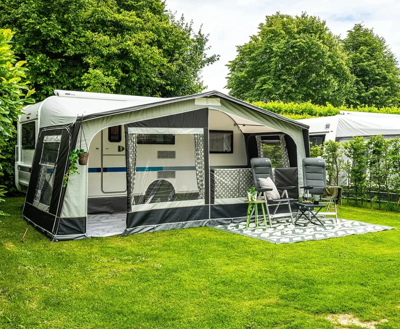Dorema Monza XL300 Caravan Awning - Charcoal/Grey