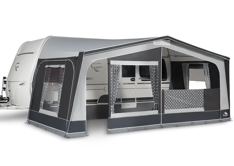 Dorema Monza XL300 Caravan Awning - Charcoal/Grey