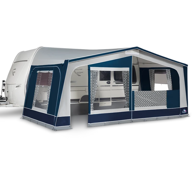 Dorema Monza XL270 Caravan Awning - Blue/Grey