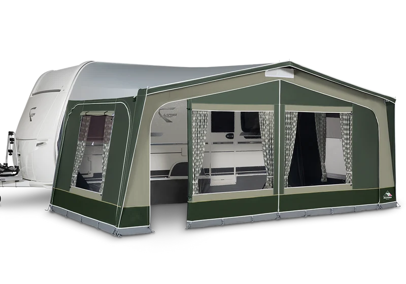Dorema Monza XL270 Caravan Awning - Green/Grey