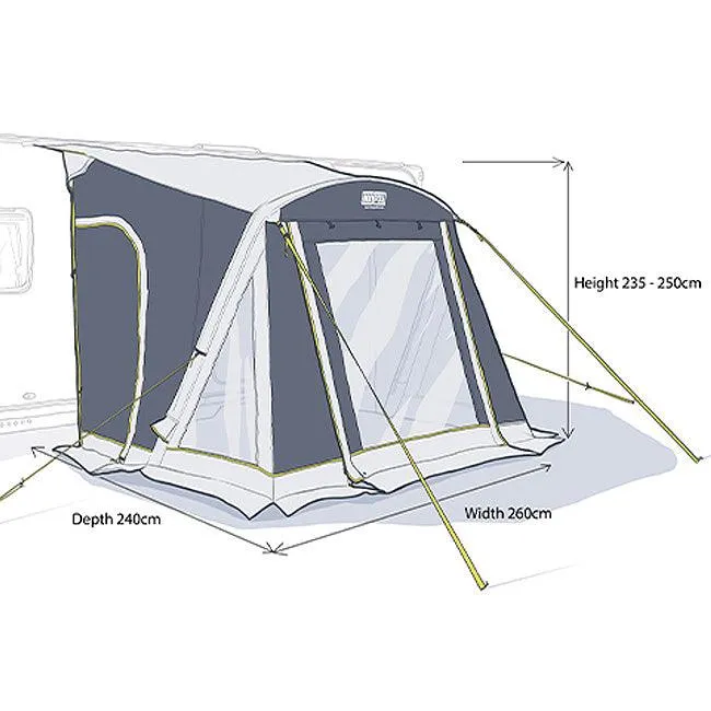 Maypole Stoneleigh 260 Air Porch Awning
