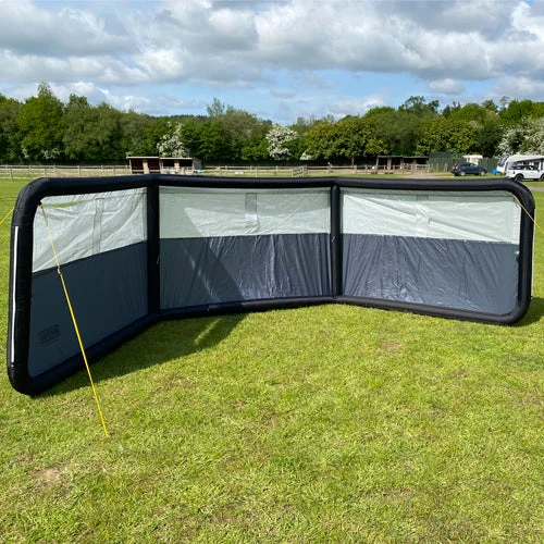 Maypole 3 Panel Inflatable Windbreak (Single Point Inflation)
