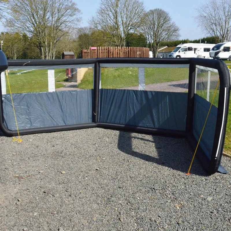 Maypole 3 Panel Inflatable Windbreak (Single Point Inflation)