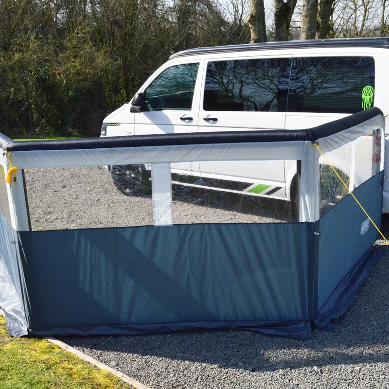 Maypole 3 Panel Inflatable Windbreak (Single Point Inflation)