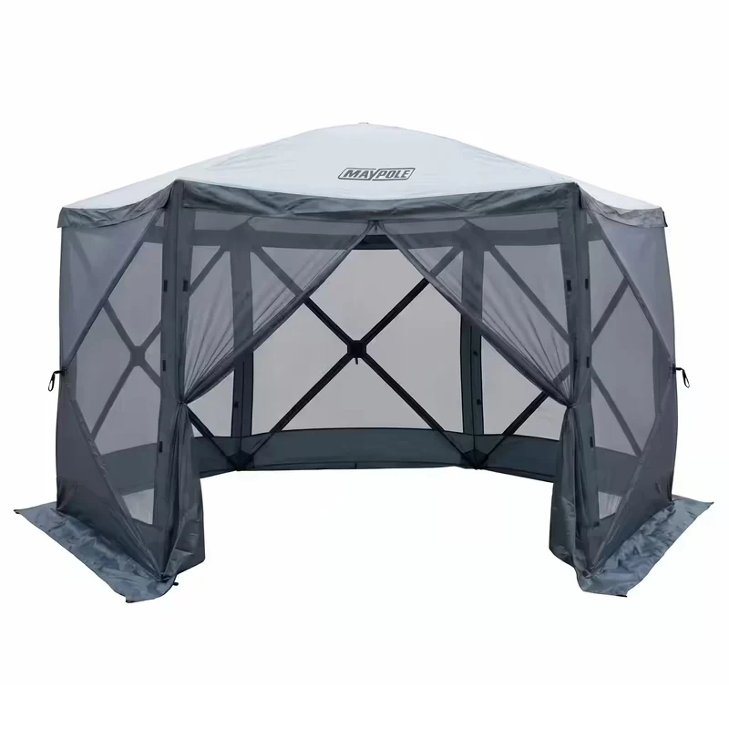 Maypole Pop Up Screen House Gazebo - 6 Sided