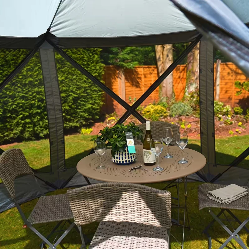 Maypole Pop Up Screen House Gazebo - 6 Sided